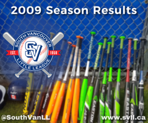 2009 Season Results