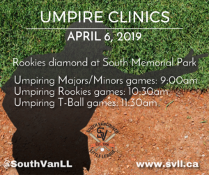 Umpire Clinics April 6, 2019