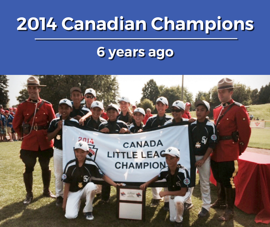 2014 Canadian Champions South Vancouver Little League