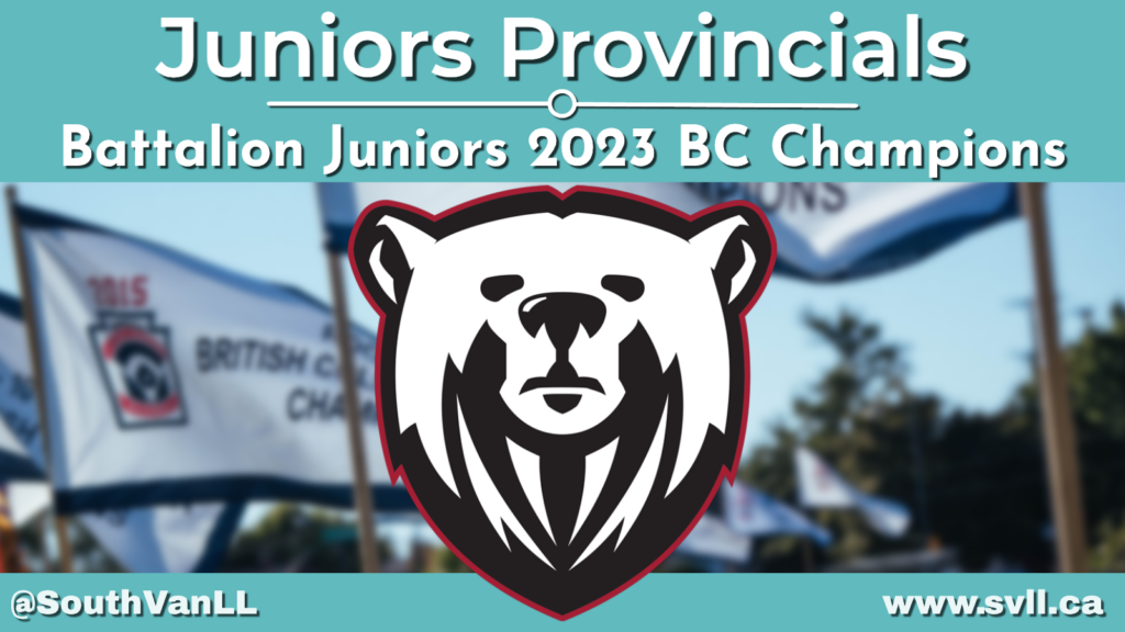 Juniors Provincial Champions